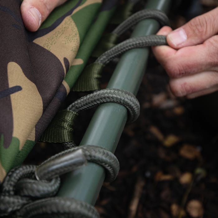 Trakker DPM Superlite Bed Close Up On The Bank