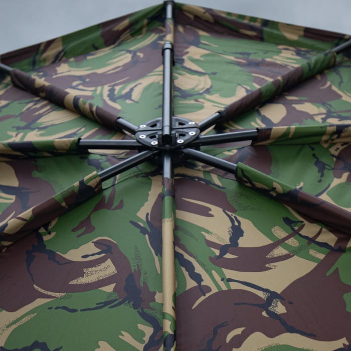 Trakker DPM Tempest Brolly 100 On The Bank Close Up 1