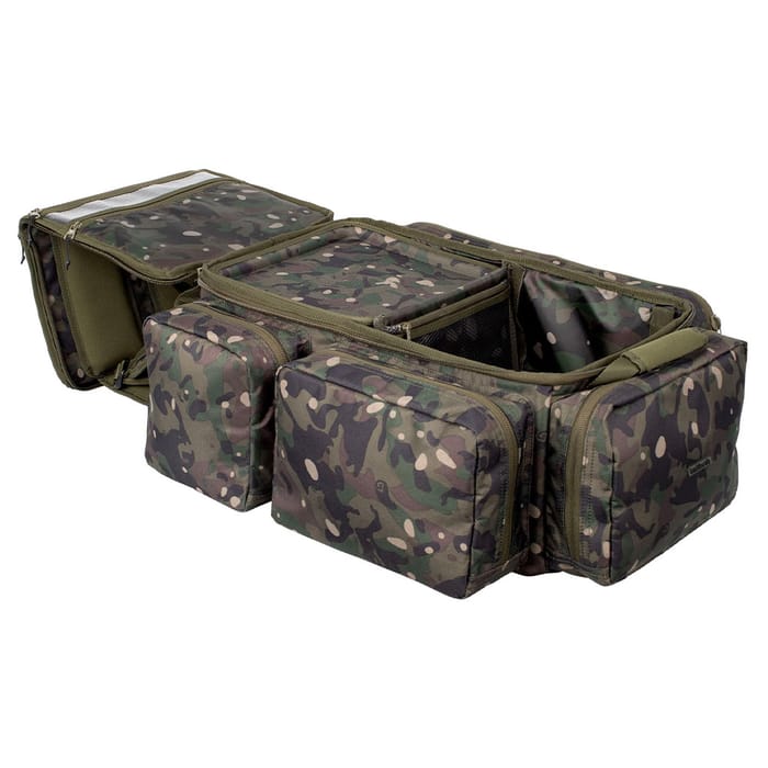 Trakker NXC Camo Deluxe Rucksack Open