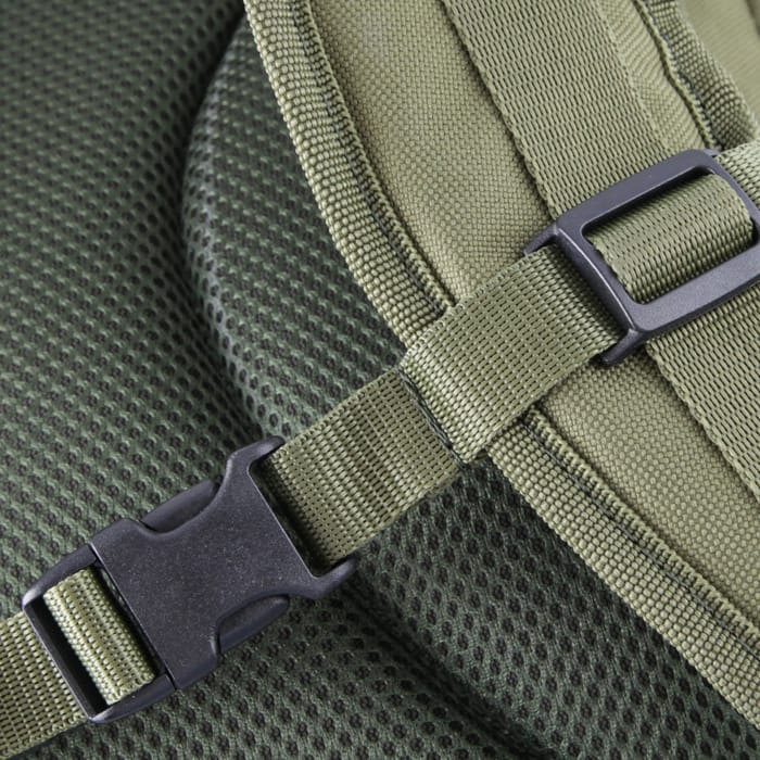 Trakker NXG 45 Litre Fishing Rucksack Close Up Back