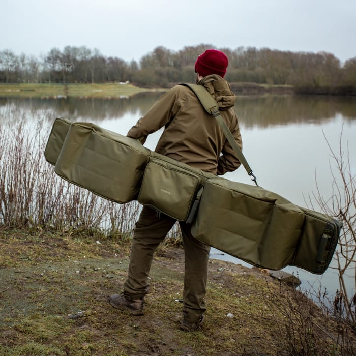 Trakker NXG 6 Fishing Rod Holdall In Use 2