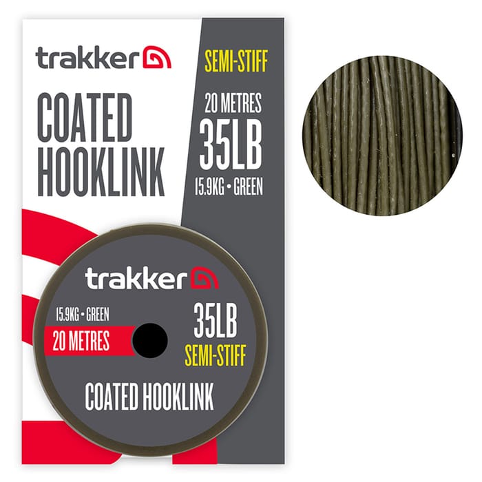 Trakker Semi Stiff Coated Hooklink 35lb
