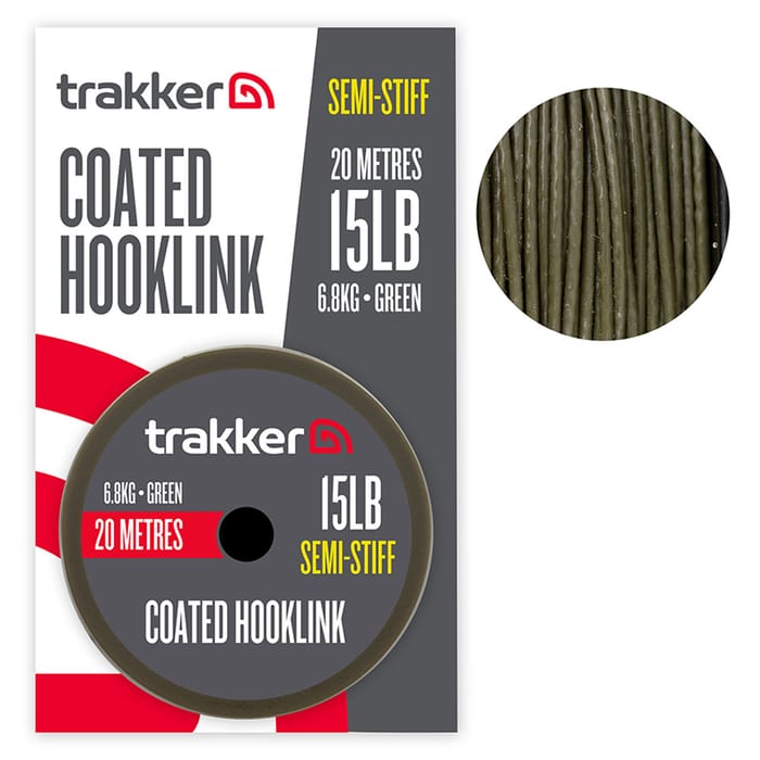 Trakker Semi Stiff Coated Hooklink 15lb