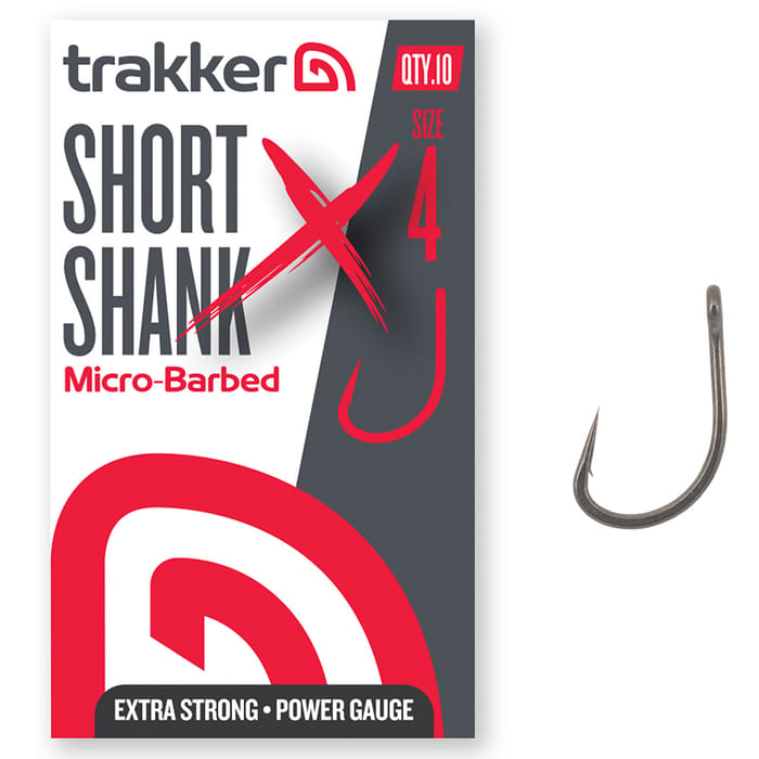 Trakker Short Shank XS Hooks Size 4