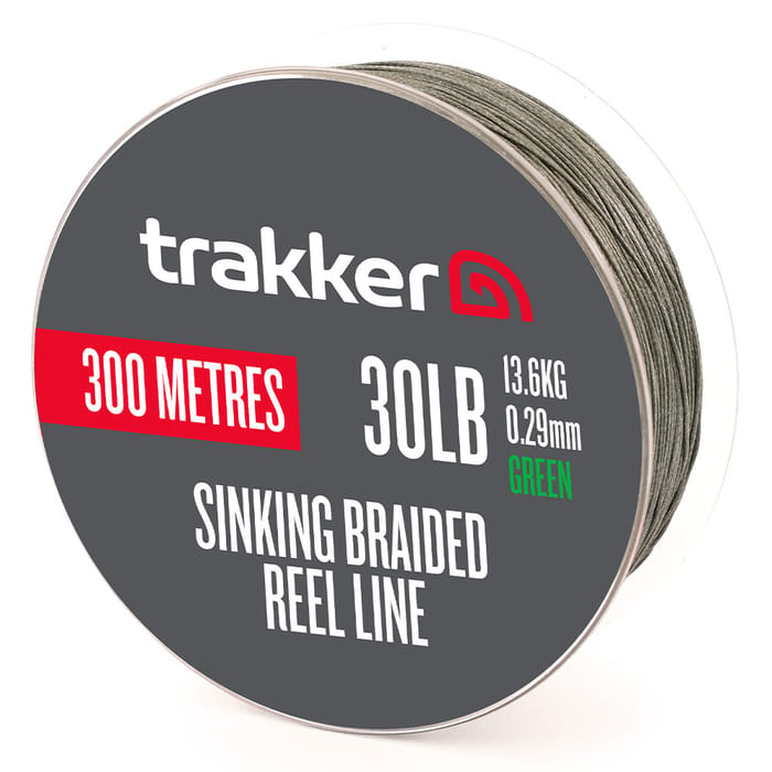 Trakker Sinking Braided Reel Line 300m Fast Sinking & Strong