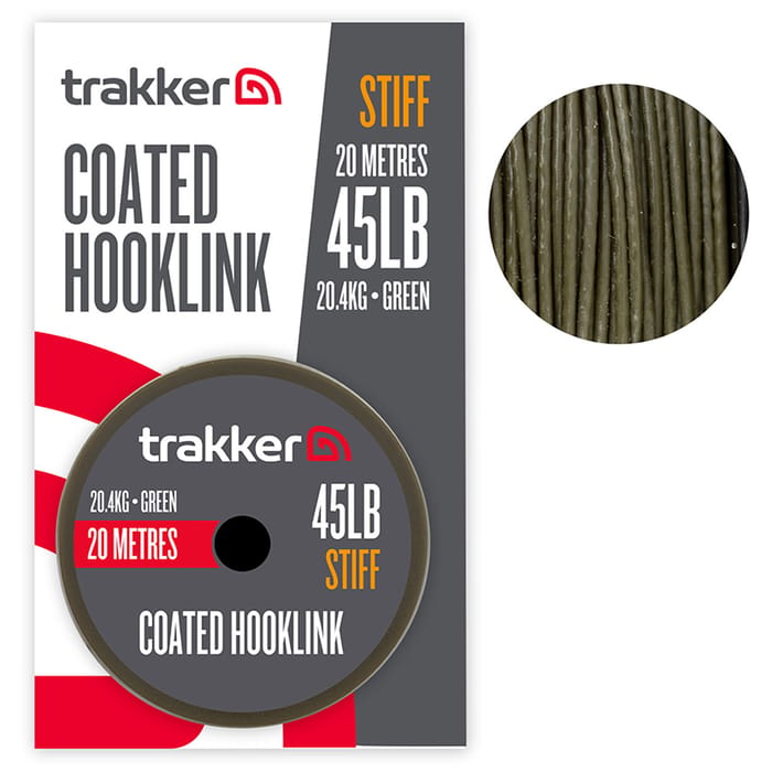 Trakker Stiff Coated Hooklink 20m 45lb
