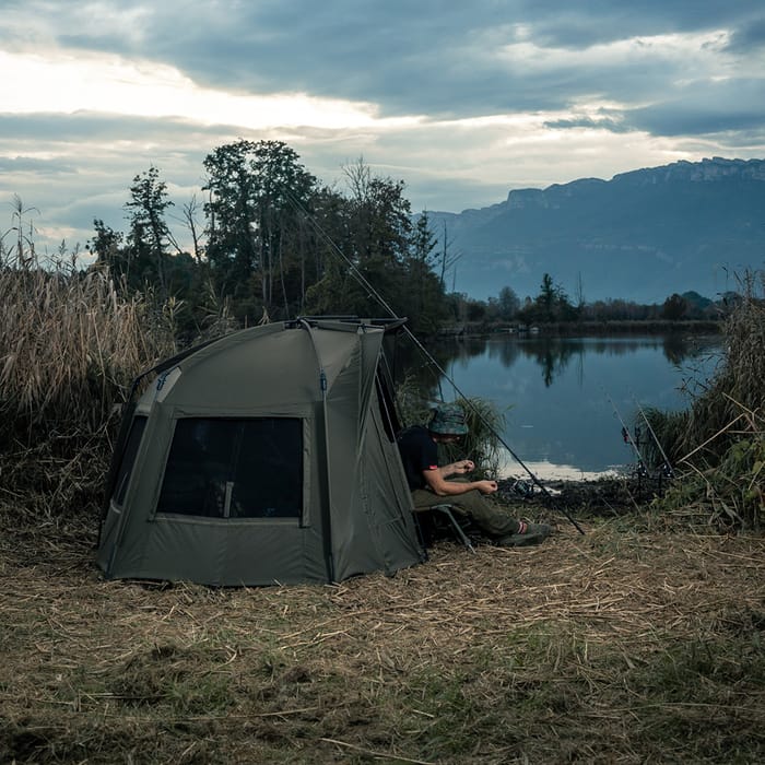 Trakker Tempest RS 100 Bivvy In Use 1