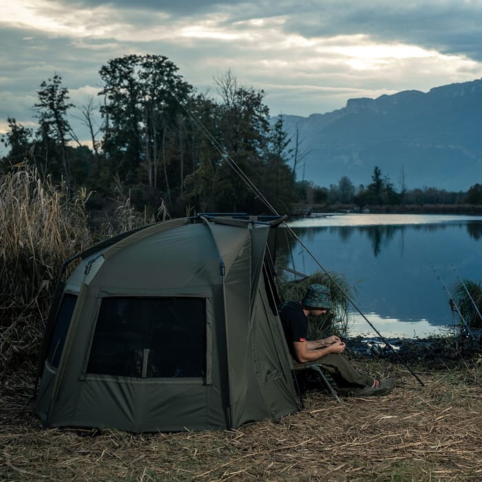 Trakker Tempest RS 100 Bivvy In Use 2