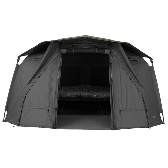 Trakker Tempest RS 100 Bivvy Skull Cap Attached Front View 