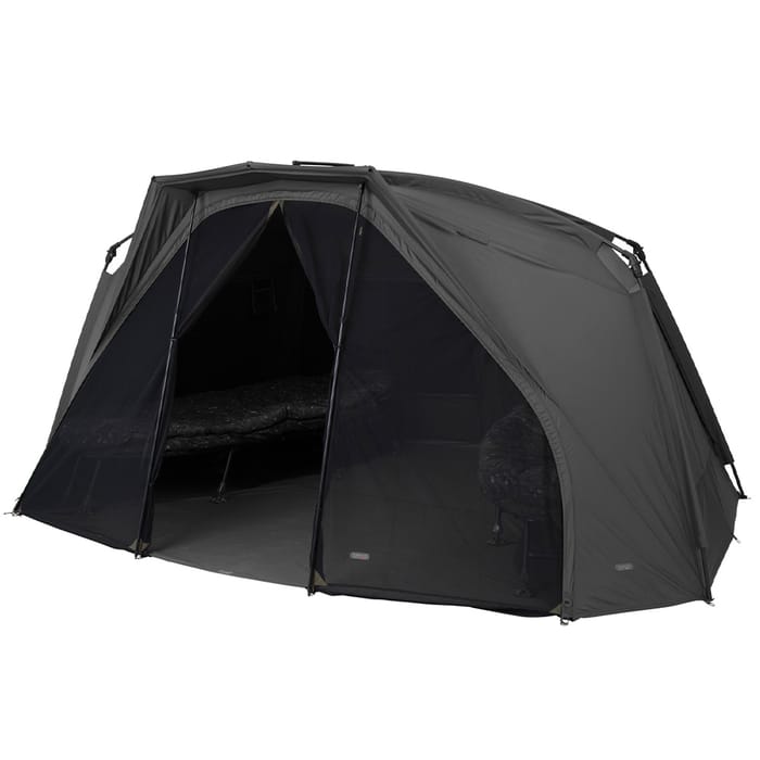 Trakker Tempest RS 200 Bivvy Insect Panel Side On Open 
