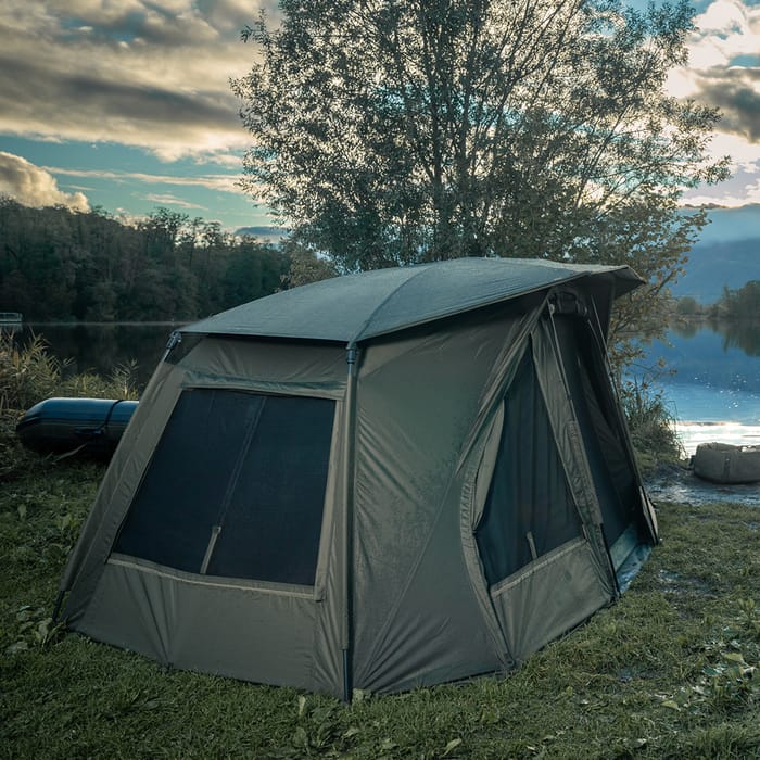 Trakker Tempest RS 200 Bivvy Skull Cap In Use 4