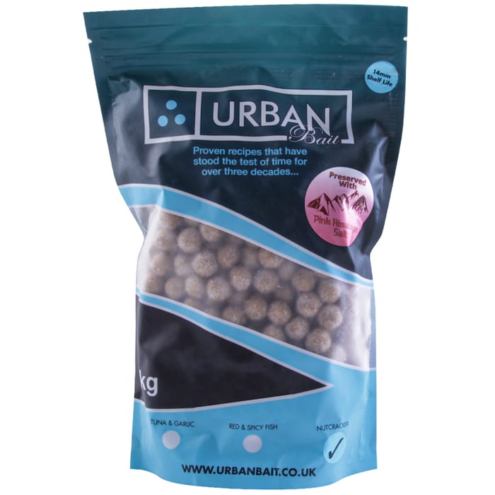 Urban Bait Pink Himalayan Salt Nutcracker Shelf Life Boilies 14mm 1kg