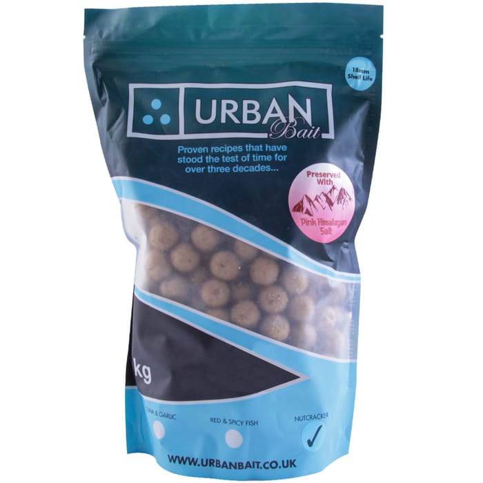 Urban Bait Pink Himalayan Salt Nutcracker Shelf Life Boilies 18mm 1kg