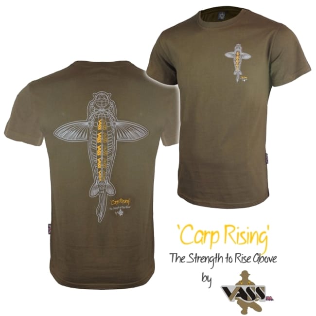 Vass Carp Rising T-Shirt - Khaki