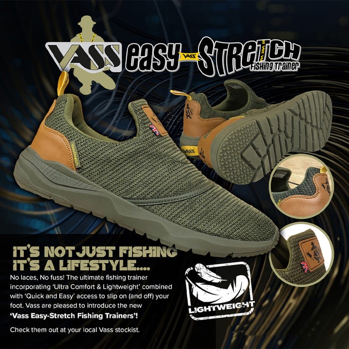 Vass Easy-Stretch Khaki Fishing Trainer 1