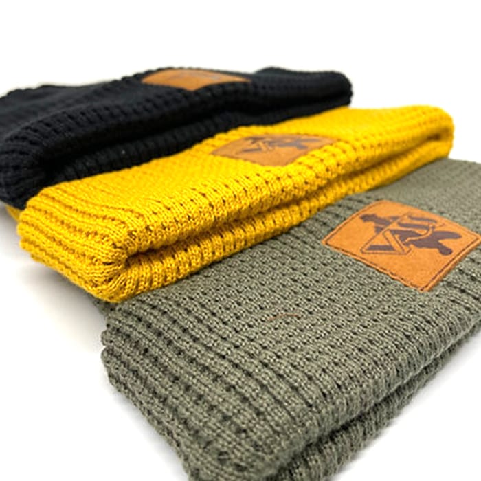 Vass Organic Cotton Honeycombe Beanie Khaki 2