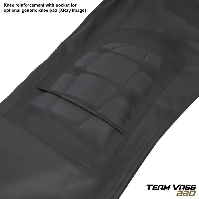 Vass Team Vass 220 Winter Bib & Brace with Knee - Black