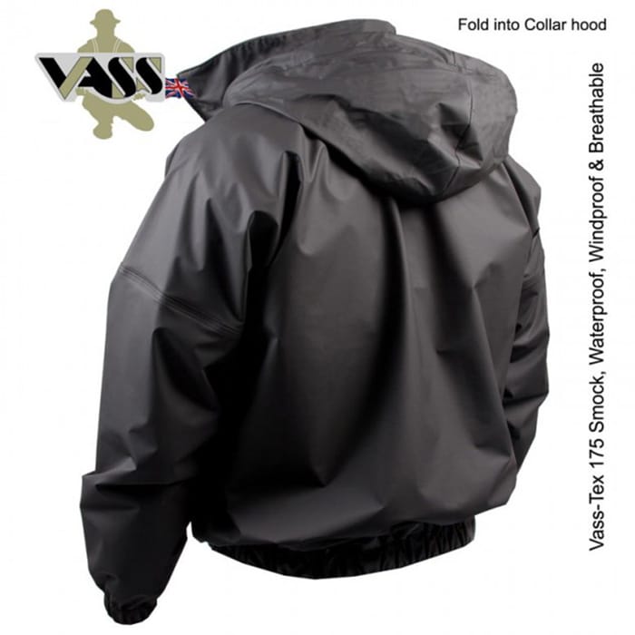 Vass Vass-Tex 175 Black Fishing Smock Back