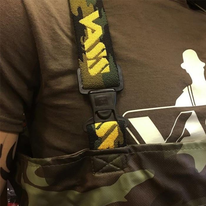 Vass Tex 405 Lightweight Camo Chest Fishing Waders - Non Studded 3