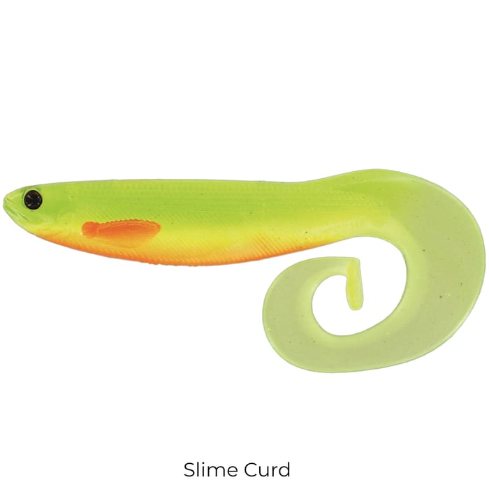 Westin CurlTeez Curltail Lures 7cm Slime Curd