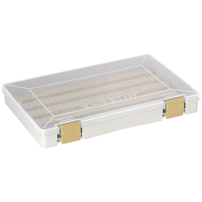 Westin W3 Jig Box 135 Slots Grey / Clear