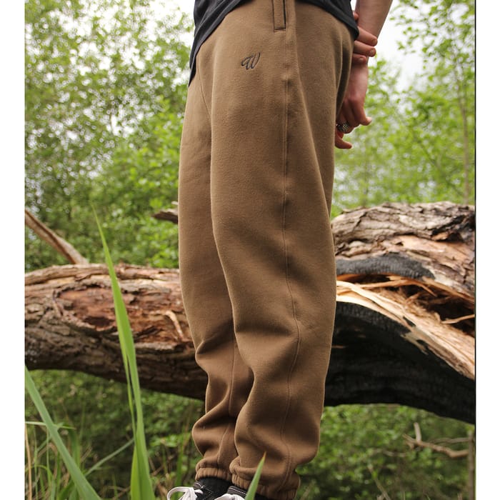 Wofte Khaki D-Lo Slim Joggers In Use