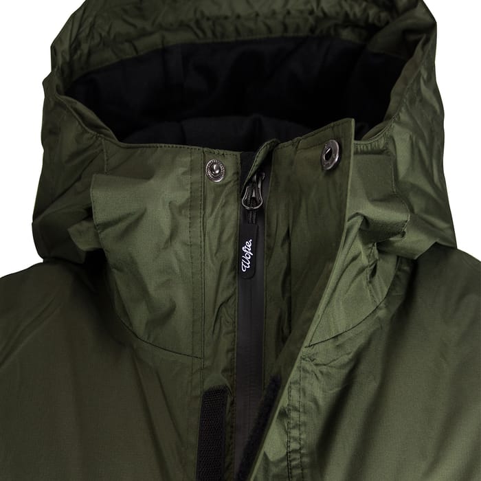 Well wrapped up with the adjustable peaked hood