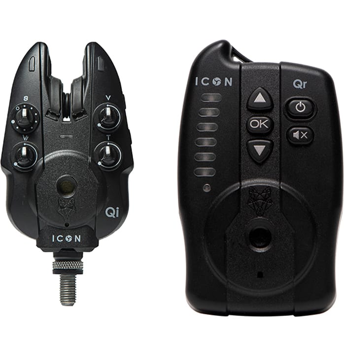Wolf ICON Qi Fishing Bite Alarm Set & Qr Receiver