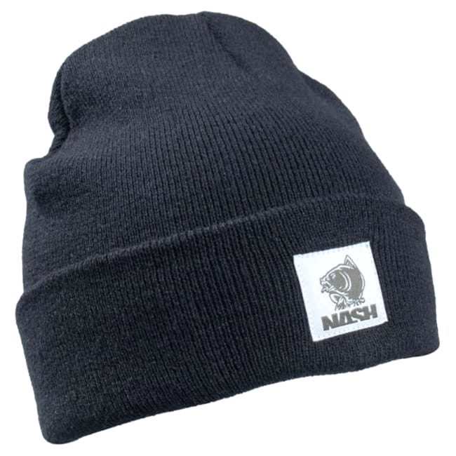 Nash Make It Happen Badge Beanie Hat - Black