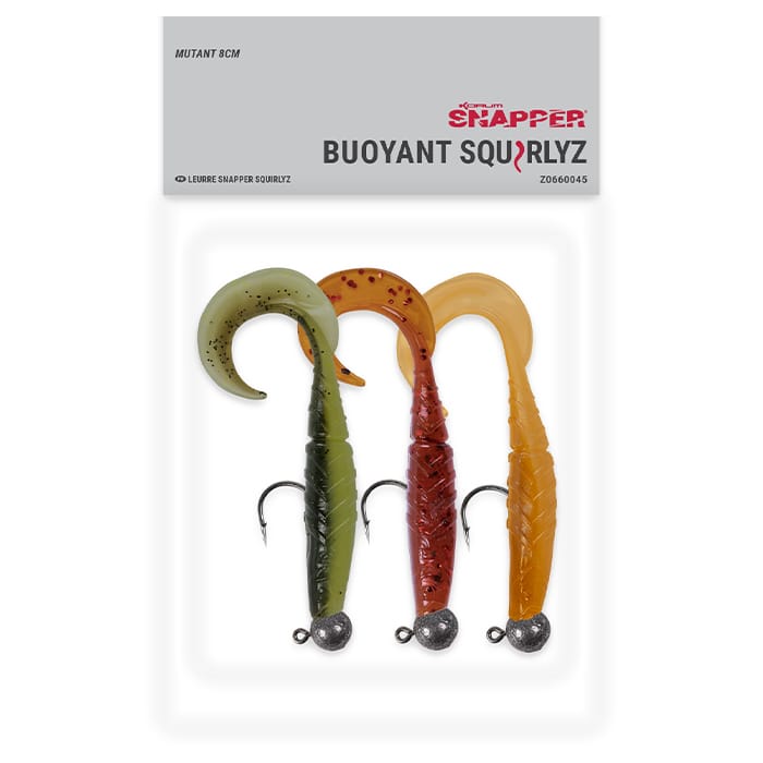 Korum Snapper Buoyant Squirlz Packaging