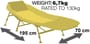 JRC Stealth X-Lite Bedchair Dimensions