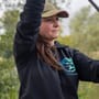 Tackling Minds Ultra Premium Black Fishing Hoodie In Use 2