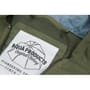 Aqua Products Half Zip Khaki Jacket Close Up 4