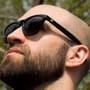 Avid Carp Polarised Smoke Sunglasses In Use