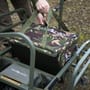 Carp Porter Navigator Puncture Proof Barrow DPM Drop In Bag In Use