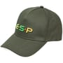 ESP 3D Logo Olive Green Fishing Cap Angle