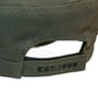 ESP Olive Green Military Fishing Cap Close Up Back