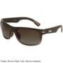 Fox Chunk Avius Sunglasses Brown Fade Frame Brown Gradient Lenses