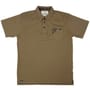 Fox Chunk Stonewash Khaki Polo Shirt