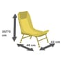 JRC Stealth X-Lite Chair Dimensions