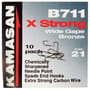 Kamasan B711 X-Strong Wide Gape Barbed Hooks