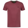 Korda Le Scaley Tee Burgundy Black Print Front