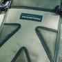 Korum Transition Compact Fishing Ruckbag Close Up Branding
