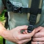 Korum Transition Compact Fishing Ruckbag Close Up Straps