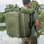 Korum Transition Fishing Ruckbag In Use