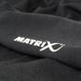 Matrix Minimal Black Marl Fishing Hoodie Arm Logo