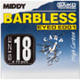 Middy E001 Eyed Barbless Hooks