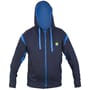 Preston Navy Zip Front Hoodie
