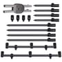 Prologic Black Fire Pod 'n' Goalpost 3 Rods Kit