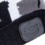 RidgeMonkey Camo Bobble Hat Black / White Logo